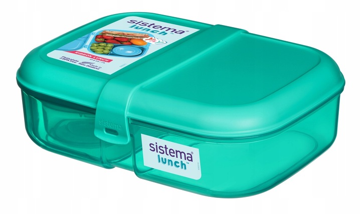 ŚNIADANIÓWKA SISTEMA LUNCHBOX POJEMNIK SOS BOX BENTO 1100ML Z PRZEGRÓDKAMI