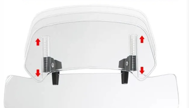 DEFLEKTOR UNIWERSALNY OWIEWKA SZYBKA USTAWIANY CLIP ON 30x13 CM 20764H