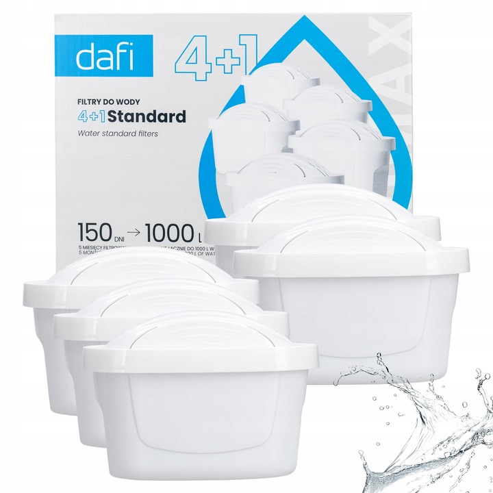 Filtr / Filtry Wkład Dafi Unimax do dzbanka filtrującego wodę | 5 szt.