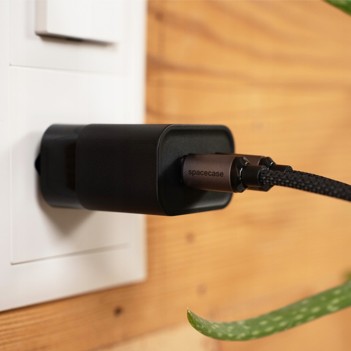 SPACECASE MOCNY KABEL USB-C DO USB-C TYP-C PD 60W 200CM SZYBKIE ŁADOWANIE