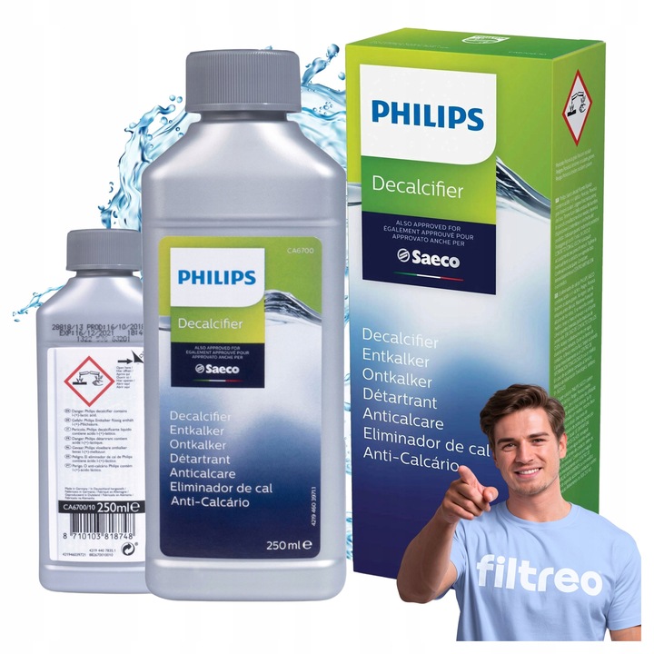 Odkamieniacz do ekspresu Philips Latte Go 250ml w PŁYNIE ORYGINALNY CA6700
