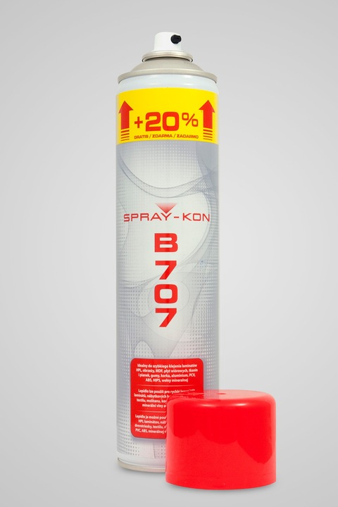 Spray-Kon B707 600ML KLEJ KONTAKTOWY W SPRAYU IN01