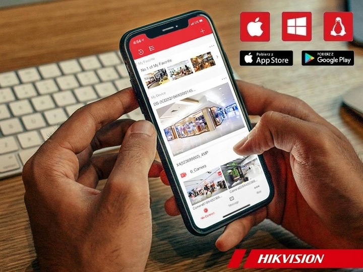 Zestaw monitoringu IP Hikvision 2x DS-2CD1043G2-LIU 4Mpx Światło Hybrydowe