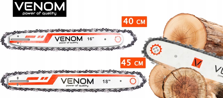 PIŁA SPALINOWA PILARKA ŁAŃCUCHOWA 5,9KM 58CC 4xŁAŃCUCH 2xPROWADNICE