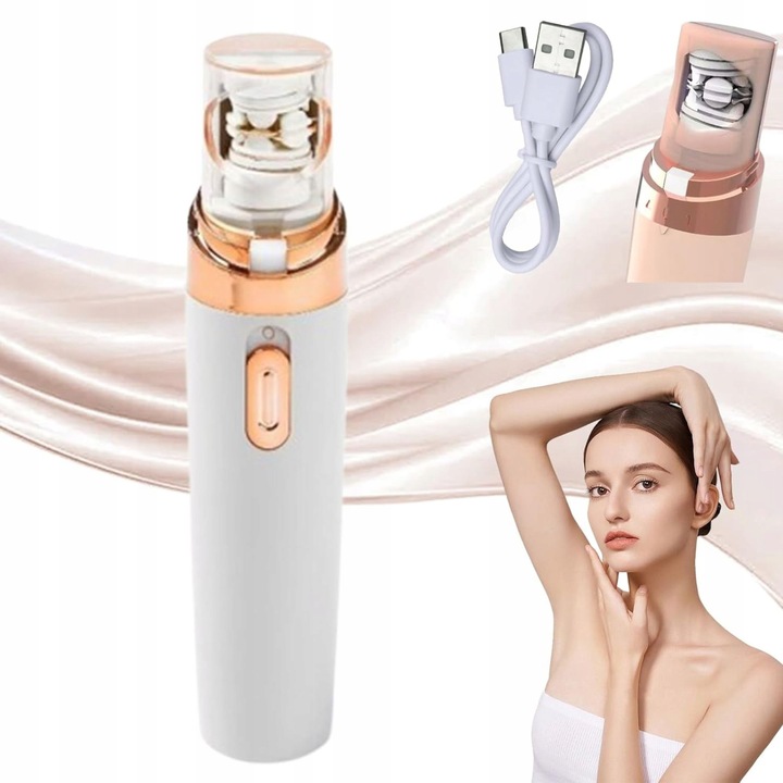 EPILATOR DO TWARZY, BEZPIECZNY DLA WRAŻLIWEJ SKÓRYY, ANTYBAKTERYJNY,