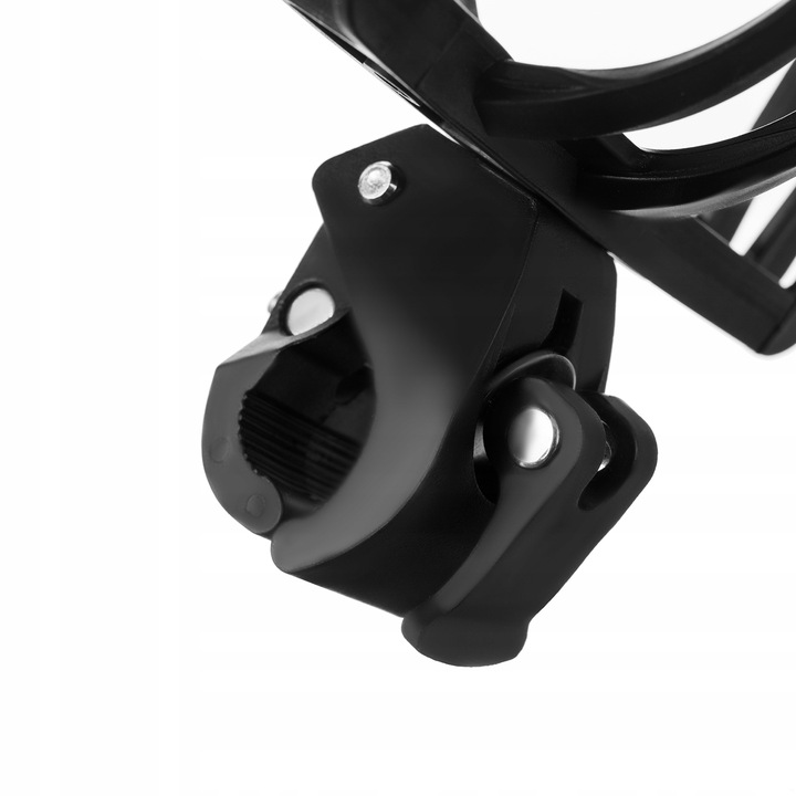 Uchwyt na Bidon Butelkę Koszyk Rowerowy na Rower Ramę Kierownicę Czarny