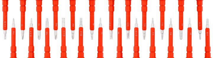 ZESTAW WKRĘTAKÓW ŚRUBOKRĘTY IZOLOWANE 25 ROZMIARÓW + WALIZKA DLA