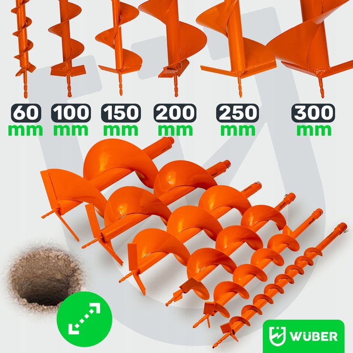 WIERTŁO DO ŚWIDRA ZIEMI WIERTNICY SPALINOWEJ ŚREDNICA 150 MM 15 CM