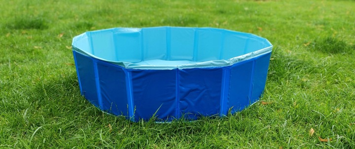 Basen dla psa dzieci do kąpieli ogrodu kojec 80x20 łatwy w użyciu