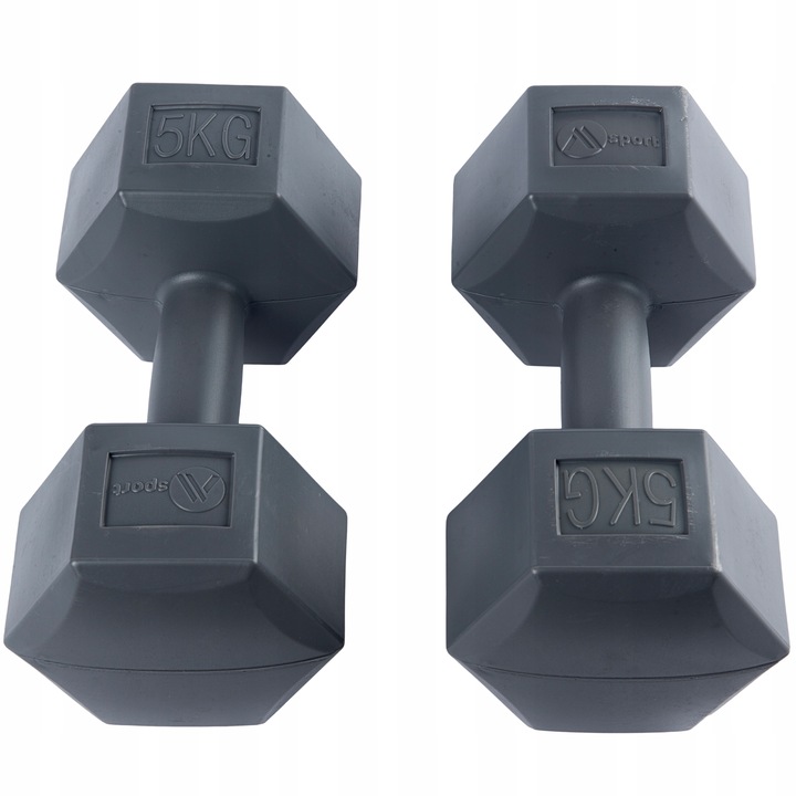 HANTLE CIĘŻARKI BITUMICZNE HEXAGONALNE 2x5kg