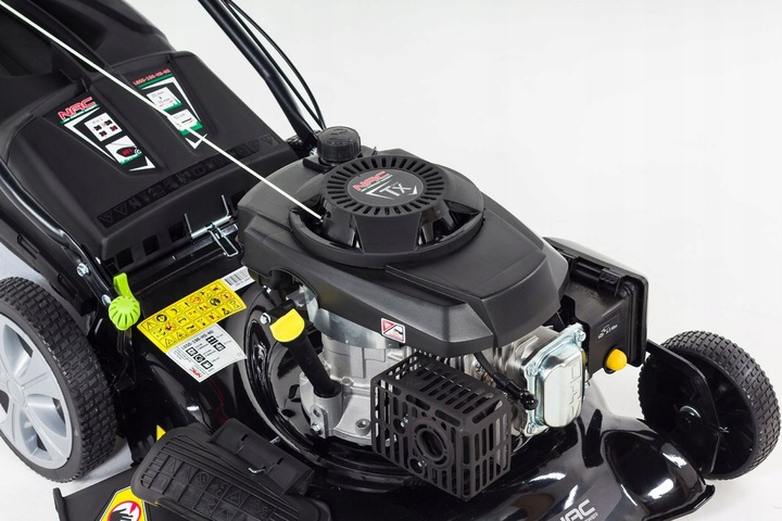 Kosiarka SPALINOWA z NAPĘDEM NAC 196 cm3 3,6 kW 51cm MIELENIE Wyrzut BOCZNY