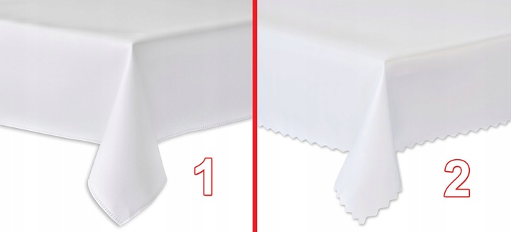 OBRUS PLAMOODPORNY - 120X160 - SOLID GŁADKI BIAŁY