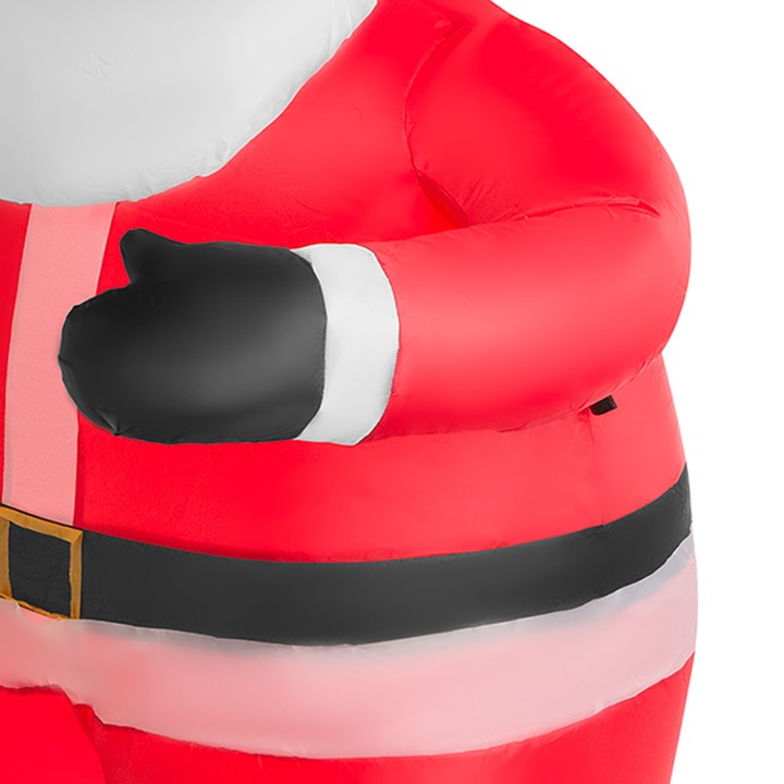 ŚWIĘTY MIKOŁAJ DMUCHANY DEKORACJA ŚWIĄTECZNA LED OZDOBA OGRODOWA XL 150 cm