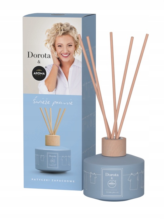 Patyczki zapachowe Świeże pranie - 100 ml - Aroma Home & Dorota Szelągowska