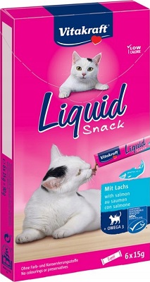 VITAKRAFT LIQUID SNACK PRZYSMAK KOT MIX SMAK 4SZT