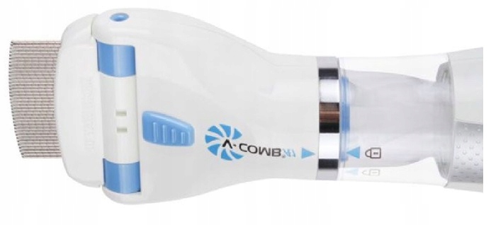 BEZPRZEWODOWY GRZEBIEŃ NA WSZY GNIDY USUWA PCHŁY FILTR ODKURZACZ TERMINATOR