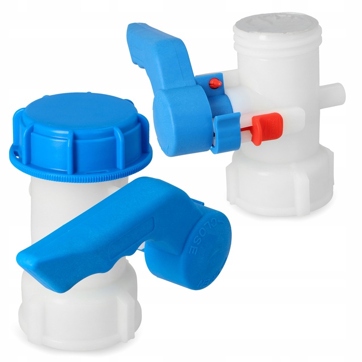 Zawór IBC Mauser MAUZER S60x6 MOTYLKOWY Kran Złącze Wylot Zbiornika