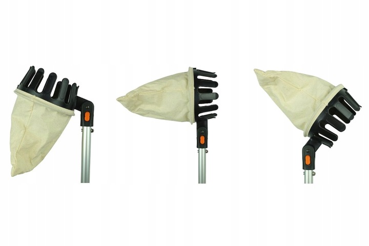 Zbierak do owoców teleskopowy trzonek koszt z tkaniny 3,75m