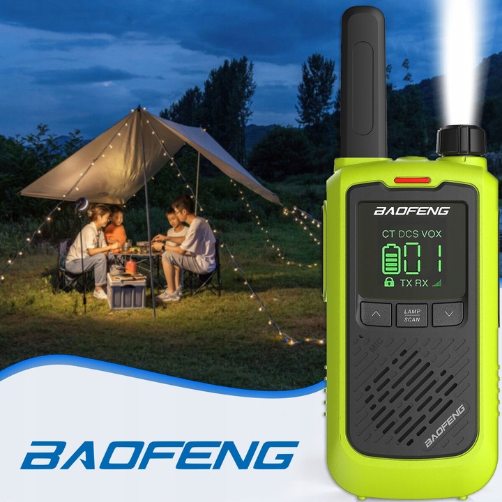 BAOFENG BF-T17 EU WALKIE TALKIE KRÓTKOFALÓWKA ŁOKI TOKI LATARKA USB