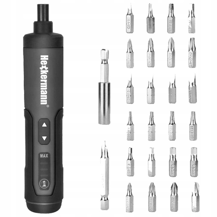 WKRĘTAK ELEKTRYCZNY ŚRUBOKRĘT AKUMULATOROWY WKRĘTARKA RĘCZNA 25 BIT