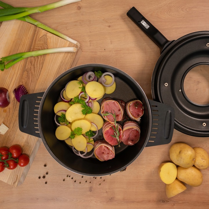 REMOSKA Prima Glass P32F/01 Czeski Prodiż Garnek do Pieczenia 4 l / 4