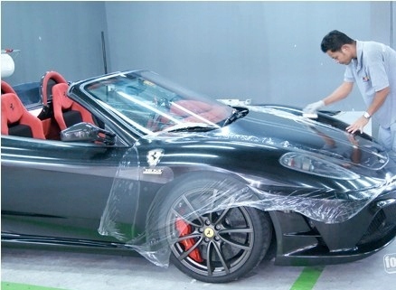 FOLIA OCHRONNA DO DRZWI PRZECIW DRAPANIU 100X50