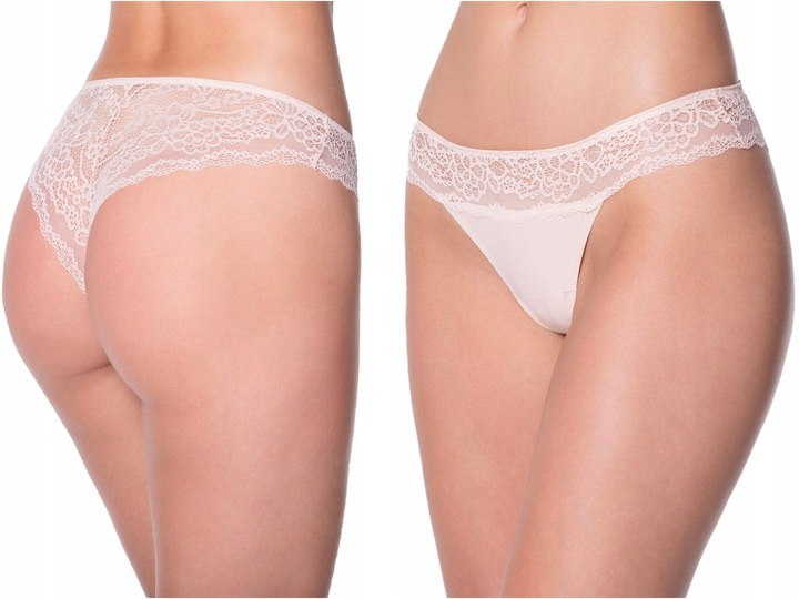 FIGI DAMSKIE BRAZYLIAN Z KORONKOWYM TYŁEM SALSA L