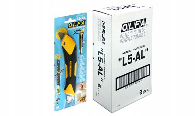 OLFA NÓŻ SEGMENTOWY Z OSTRZEM OSTRY ExcelBlack X-Design L5-AL 18mm