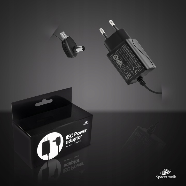 Zasilacz do anteny telewizora 12V 0,2A wtyk F