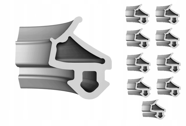 10mb S-1127 SZARA Uszczelki Okienne Uszczelka Okienna Do Okna Okien