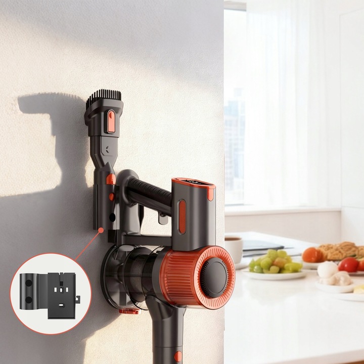 Odkurzacz bezprzewodowy pionowy JIGOO C200 23Kpa 72dB 40Min 1.2L LED