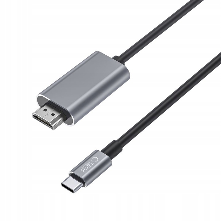 KABEL PRZEWÓD 2M TYPE-C USB-C HDMI 4K 60HZ THUNDERBOLT 3 DO MACBOOK LAPTOP