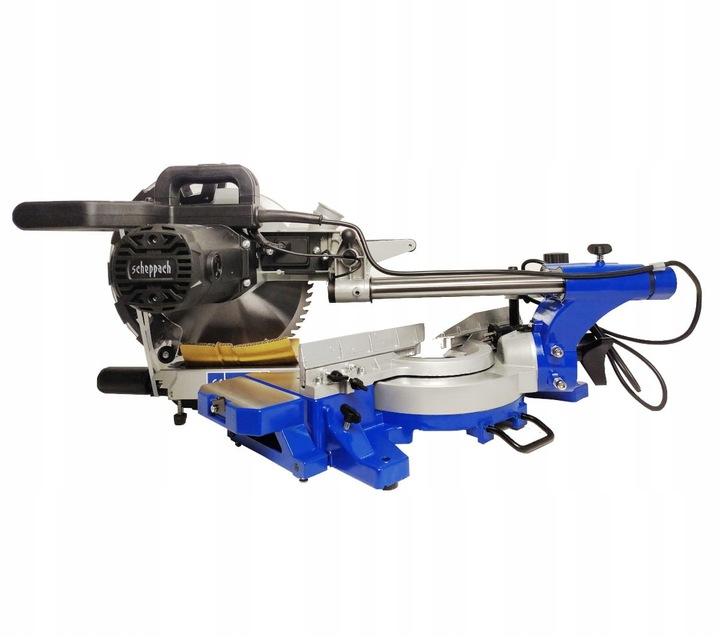 Scheppach HM254 - Piła ukośna z posuwem z dodatkową tarczą