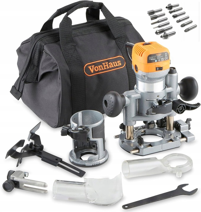 Frezarka górnowrzecionowa do Drewna trymer 2 Podstawy Prowadnice 12