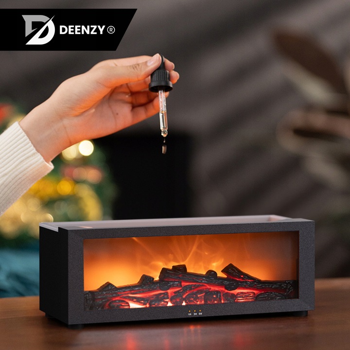 NAWILŻACZ POWIETRZA KOMINEK LED RGB DYFUZOR AROMATERAPIA TIMER + PILOT