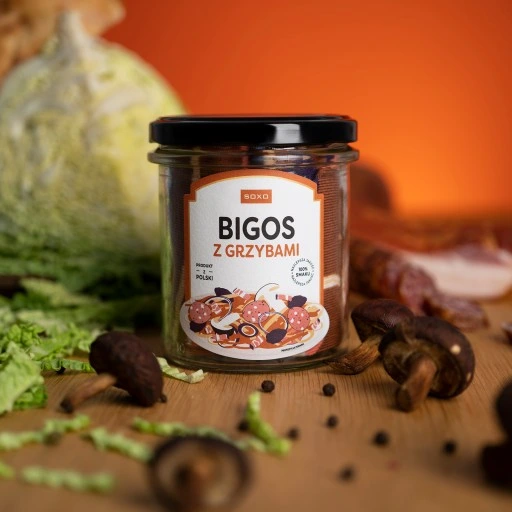 BIGOS W SŁOIKU SOXO PREZENT DLA TATY DLA DZIADKA SKARPETKI ROZM. 40-45