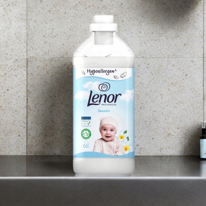 LENOR Płyn do płukania Sensitive biały Niemiecki DE 1,7L