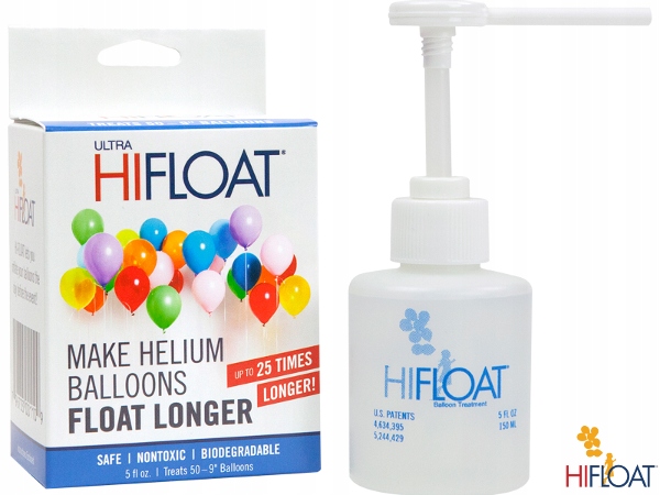 ŻEL klej USZCZELNIACZ HI-FLOAT 150ml BALONÓW Z HELEM z pompką ORYGINALNY