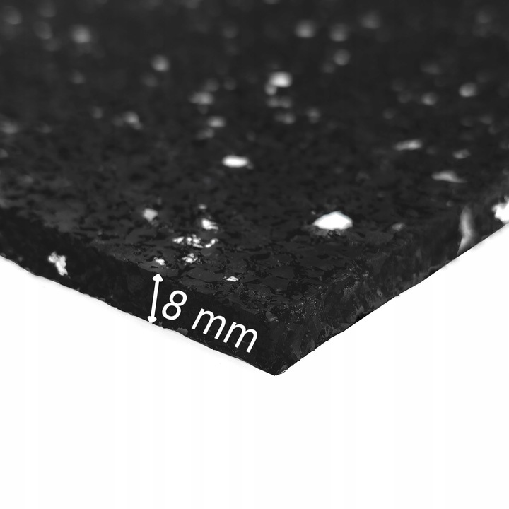 Mata pod bieżnię sprzęt antywibracyjna 180 x 80 wytrzymała do ćwiczeń