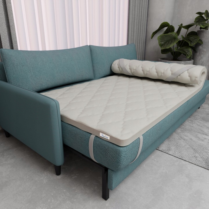 Materac nawierzchniowy 9 stref nakładka na materac 140x200 masujący