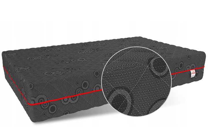 Materac DARK pocket stref MASUJĄCY kokos pianka profilowana 140x200