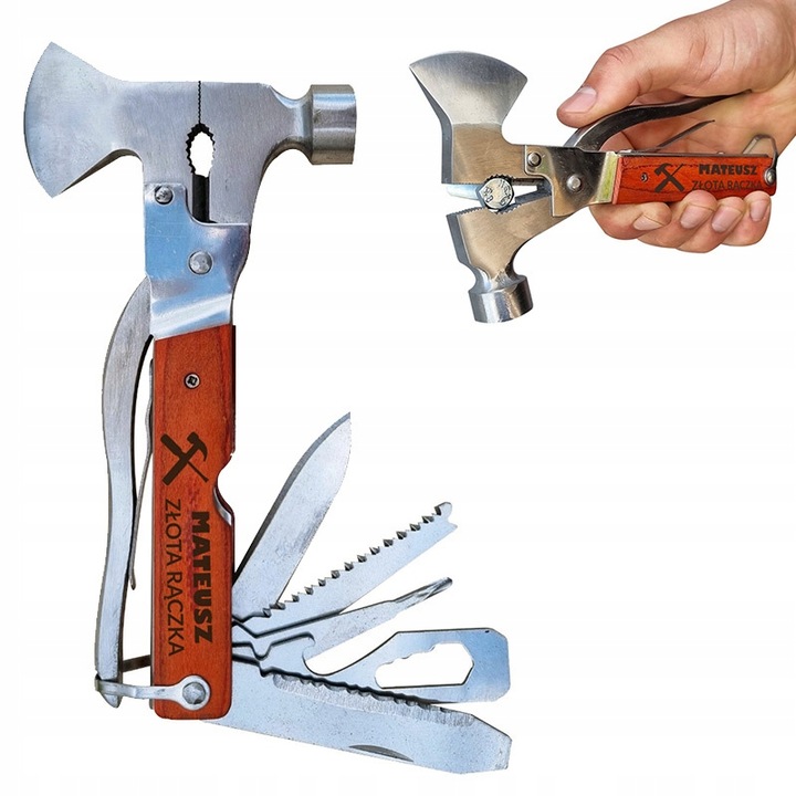 MULTITOOL 12w1 prezent dla faceta mężczyzny taty męża brata 18-99 urodziny