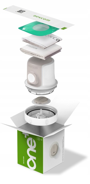 Sensor Dexcom ONE+ do Ciągłego Monitorowania Pomiaru Glikemii + Aplikacja