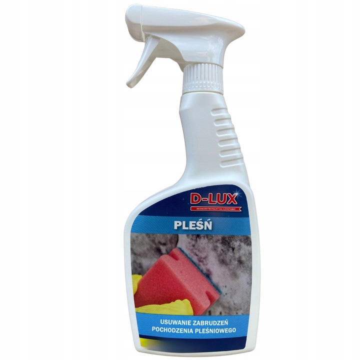 Płyn Środek do Usuwania Pleśni Grzyba D-LUX na Pleśń Czarne Osady 500ml