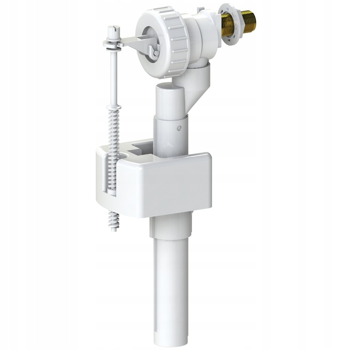 MOSIĘŻNY ZAWÓR NAPEŁNIAJĄCY UNIWERSALNY DO SPŁUCZEK WC Pływak WC 3/8