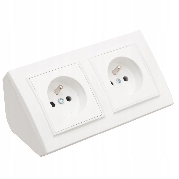 GNIAZDO PODWÓJNE MEBLOWE NAROŻNE KUCHENNE BLATOWE BIURKOWE WPUSZCZANE