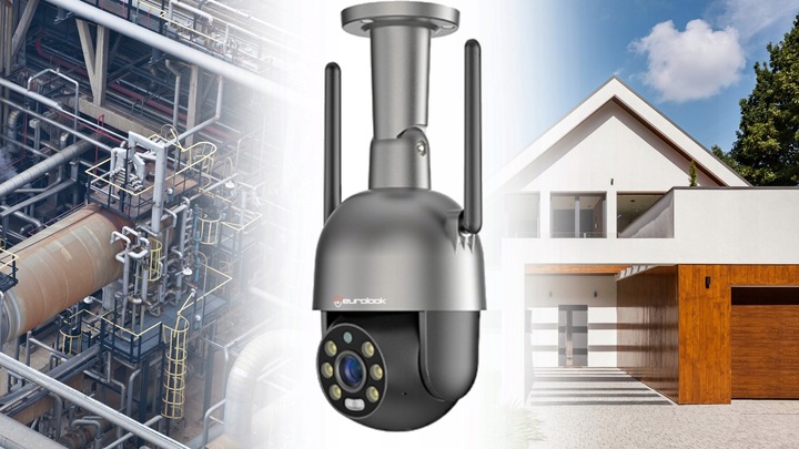 Zewnętrzna Obrotowa Kamera IP WiFi 8MPx 4K ALARM