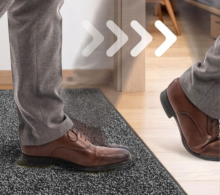 Wycieraczka do Butów Zewnętrzna Wewnętrzna Antypoślizgowa 60x90 cm