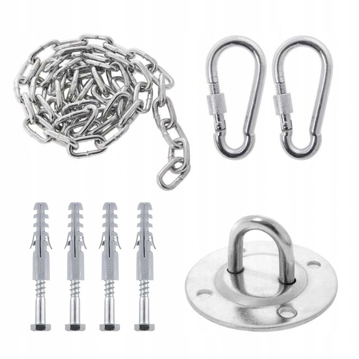 MOCOWANIE SUFITOWE HAK UCHWYT HAMAK HUŚTAWKI WORKA ZESTAW MONTAŻOWY