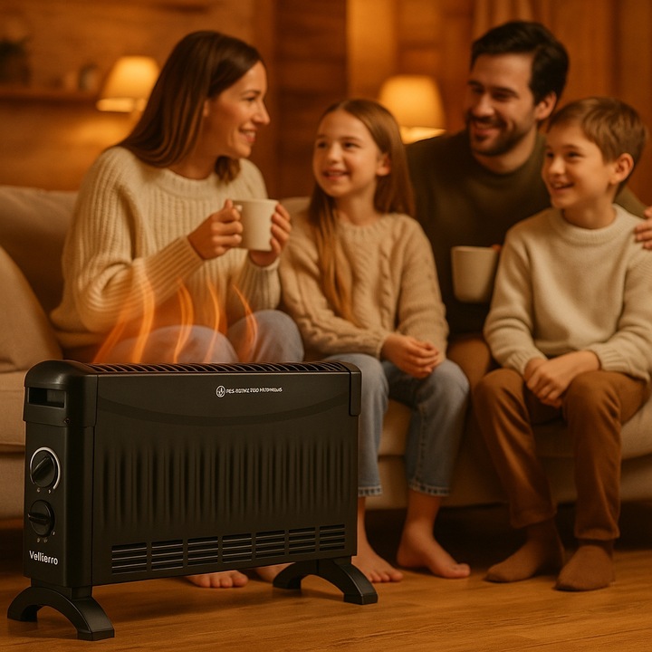 Grzejnik Elektryczny Konwektorowy 2000W Termostat Nawiew